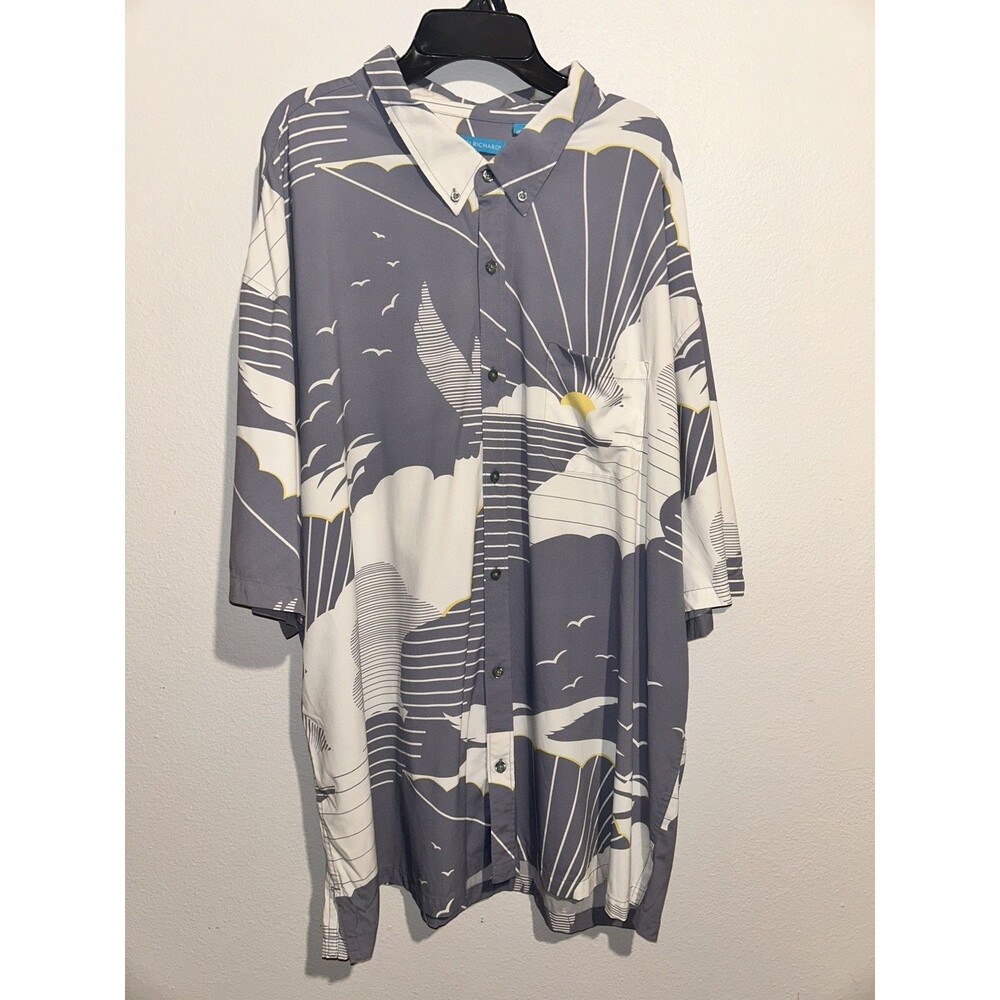 Tori Richard Daybreak Tradewind Tecnology Hawaiian Shirt Size 3XL Stretch Aloha - Picture 2 of 4